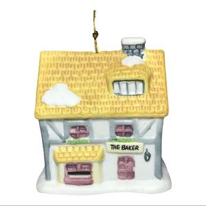 Vintage Reader’s Digest 1991 Ceramic Christmas Bell Ornament - The Baker